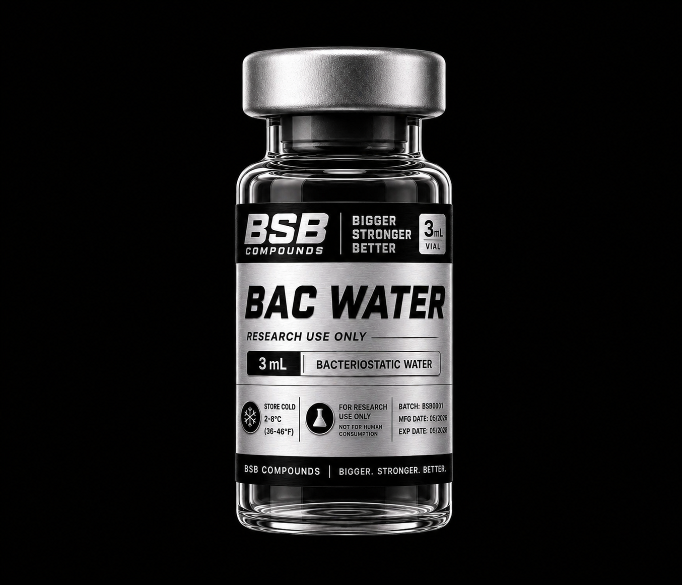 Bacteriostatic Water (3mL)
